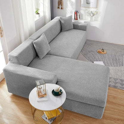 FURNIFIT – Maßgeschneiderter Sofabezug aus Polyester für L-förmige Sofas 1