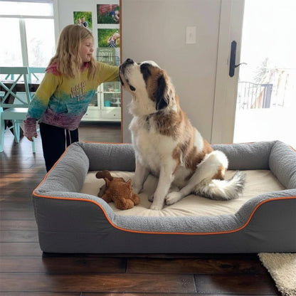 FURPAL – Premium-orthopädisches Hundebett – Jumbo-Schaumstoffbasis 5