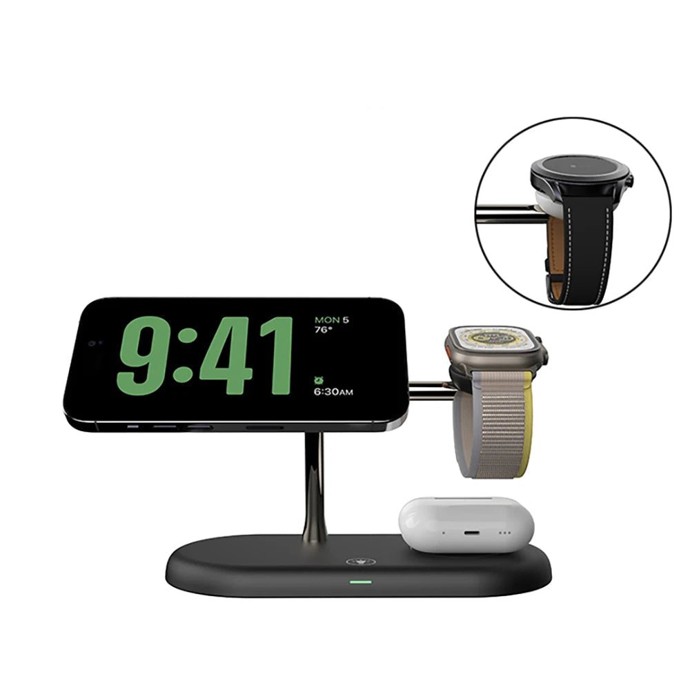 FUSIONCHARGE – 3-in-1 Kabellose Ladestation für iPhone, Apple Watch & AirPods 11