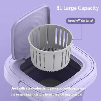Faltbare Waschmaschine 8L – Tragbare Mini-Wascheinheit für Unterwäsche kaufen 5