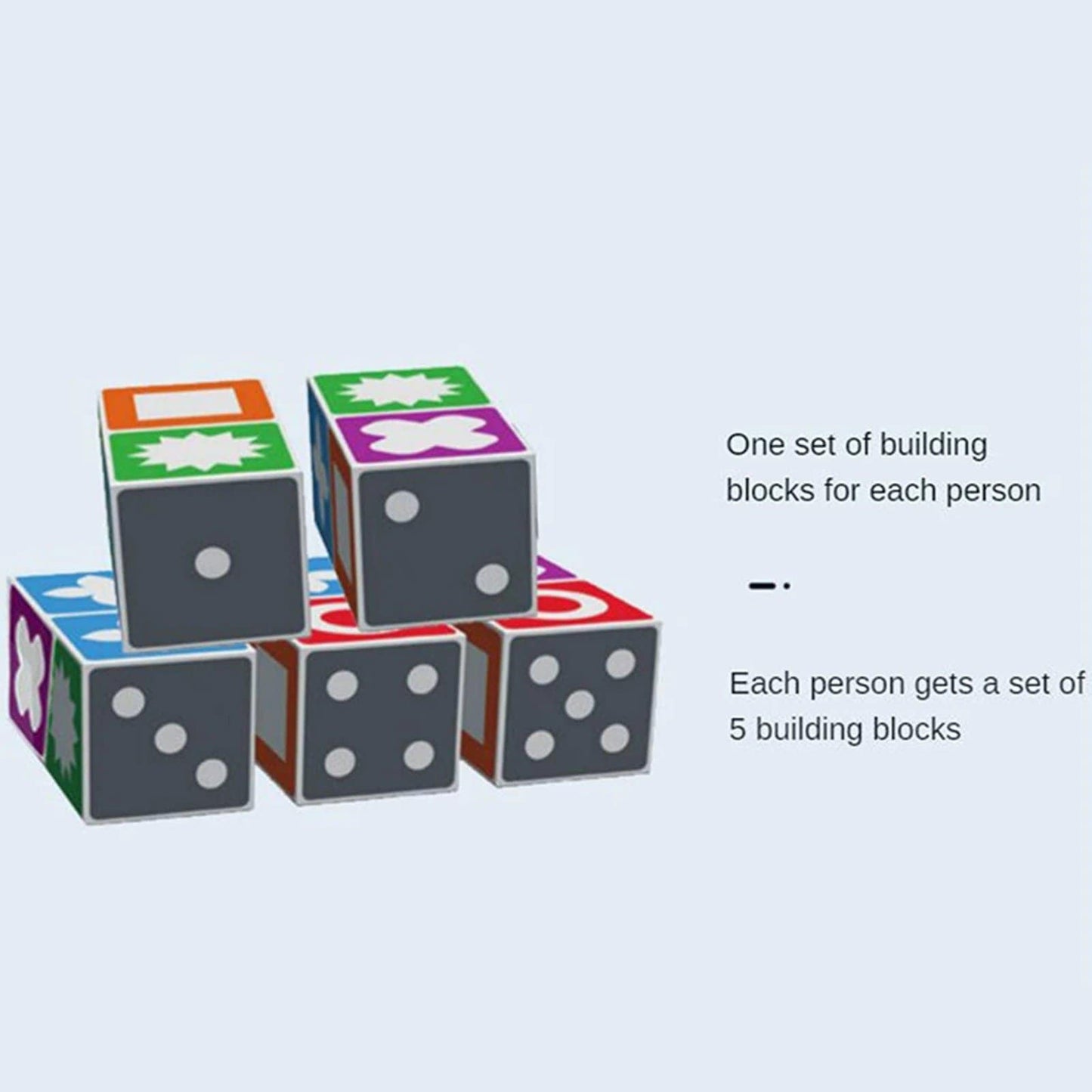 MINDMATCH – 60 Karten Muster-Matching-Spiel mit 20 bunten Blöcken für Kinder & Familien