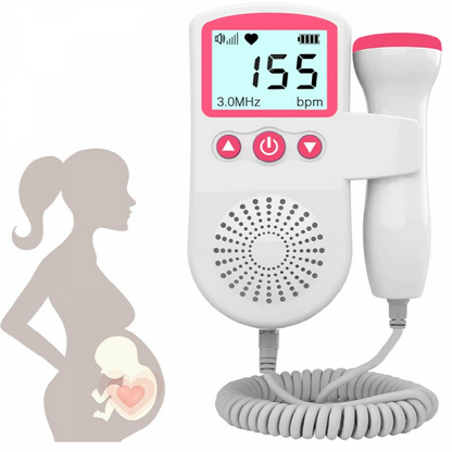 FetoPulse Doppler – Draagbare hartslagmonitor met LCD-scherm vanaf de 12e zwangerschapsweek
