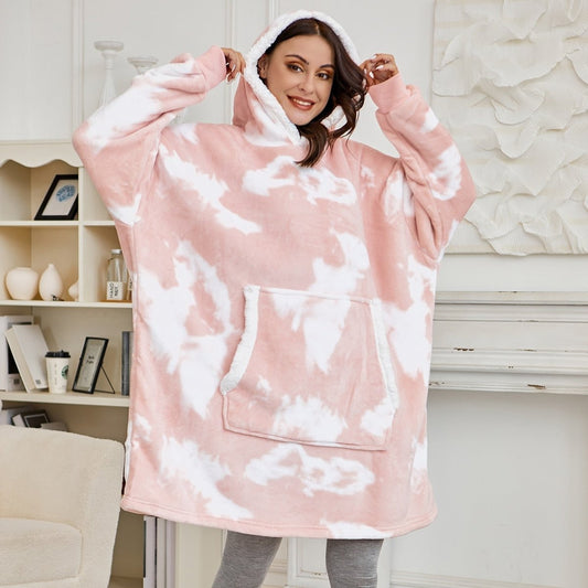 SNUGGOVA – Sweat à capuche en polaire couverture pour un confort ultime