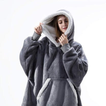 SNUGGOVA – Sweat à capuche en polaire couverture pour un confort ultime