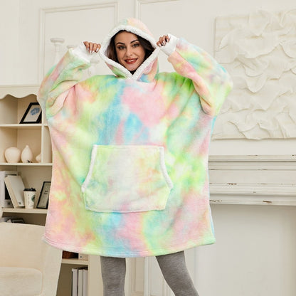 SNUGGOVA – Sweat à capuche en polaire couverture pour un confort ultime