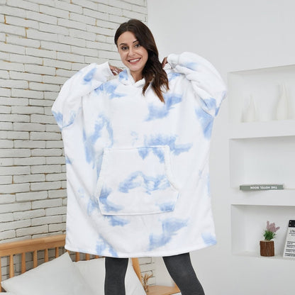 SNUGGOVA – Sweat à capuche en polaire couverture pour un confort ultime
