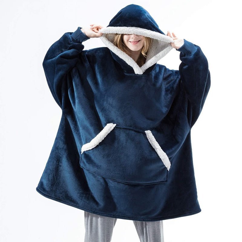 SNUGGOVA – Sweat à capuche en polaire couverture pour un confort ultime