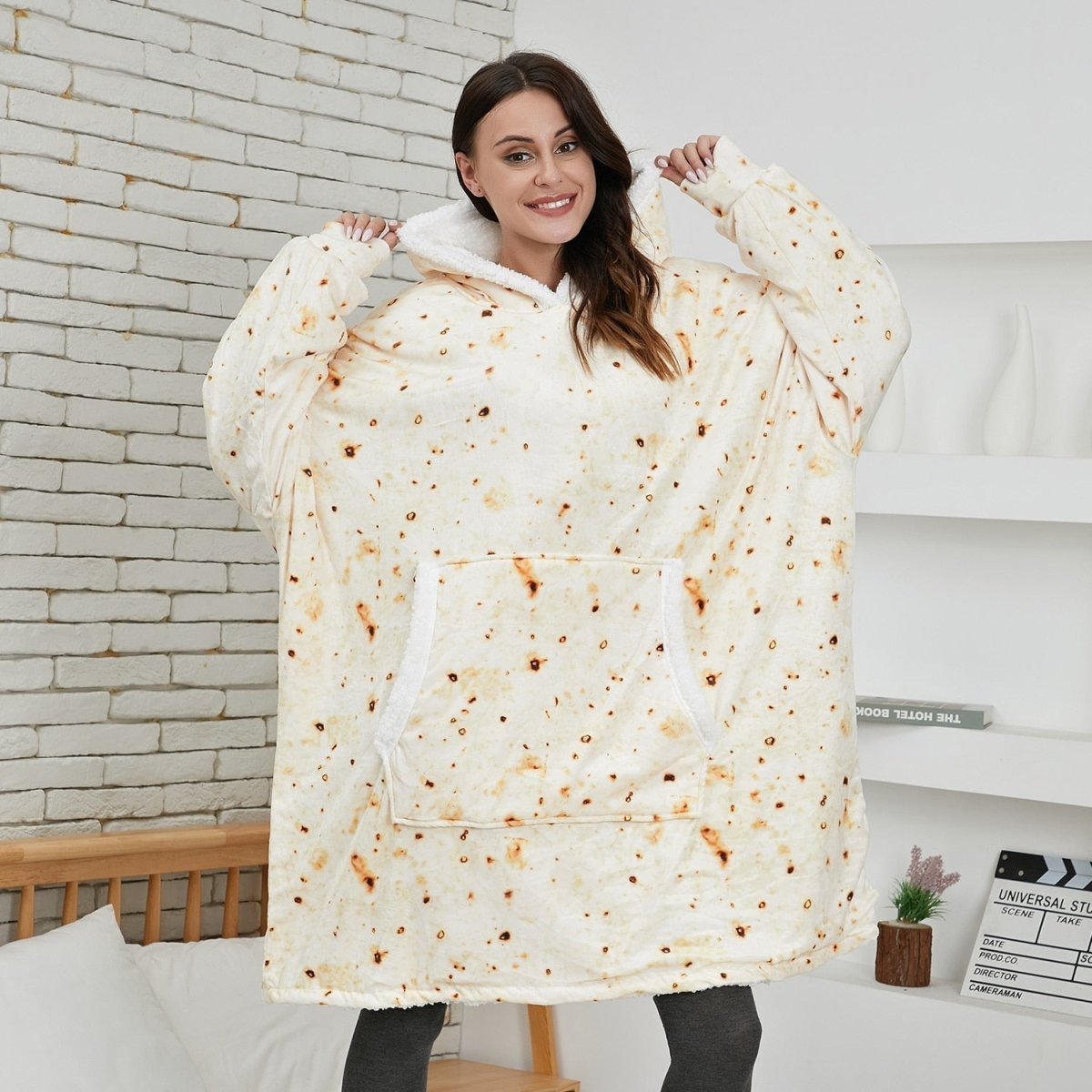 SNUGGOVA – Sweat à capuche en polaire couverture pour un confort ultime