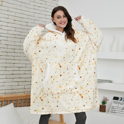 SNUGGOVA – Sweat à capuche en polaire couverture pour un confort ultime