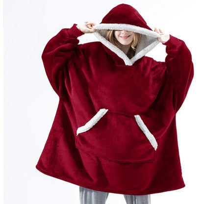 SNUGGOVA – Sweat à capuche en polaire couverture pour un confort ultime