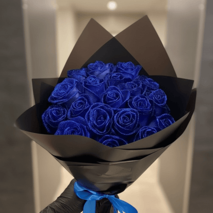 Fleurion Forever Bloom Rose | Echte konservierte Glitzerrose für romantische Geschenke und Heimdekoration 2