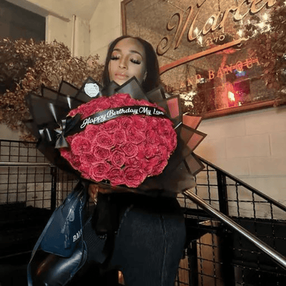 Fleurion Forever Bloom Rose | Echte konservierte Glitzerrose für romantische Geschenke und Heimdekoration 4