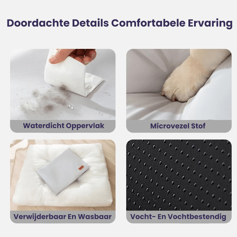 PawComfort – Orthopedic Dog Bed Washable Made of Memory Foam, Waterproof and Scratch-Resistant