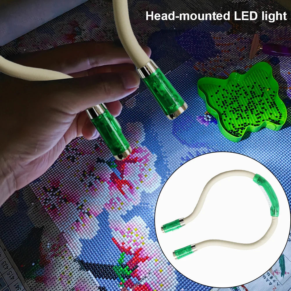 FlexiGlow – LED Neck Lamp for Knitting & Crocheting