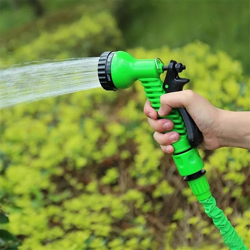 Flexibler Gartenschlauch - Hochdruck-Wasserschlauch aus Aluminiumlegierung und TPE, 5-15m Sprühentfernung, Ideal für Gartenpflege 2