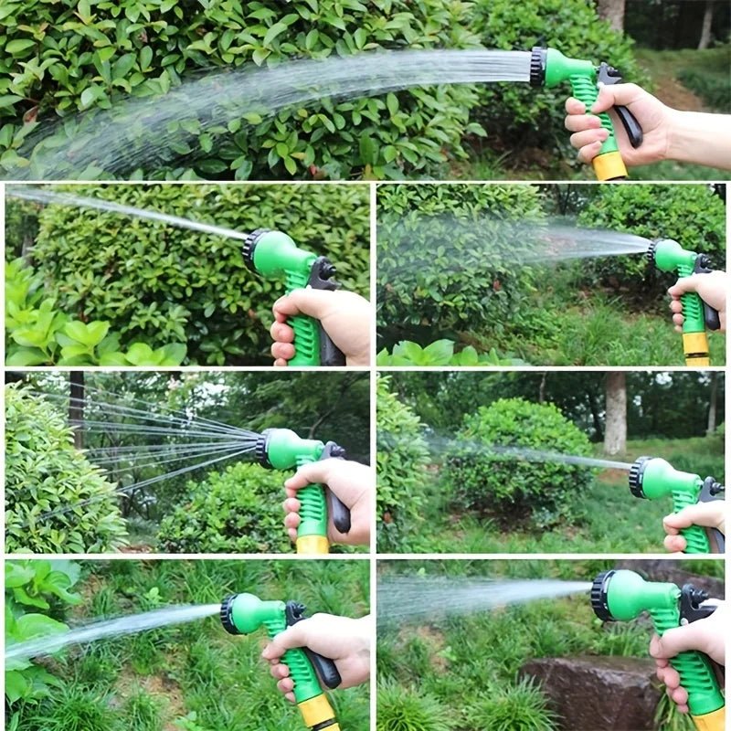 Flexibler Gartenschlauch - Hochdruck-Wasserschlauch aus Aluminiumlegierung und TPE, 5-15m Sprühentfernung, Ideal für Gartenpflege 3