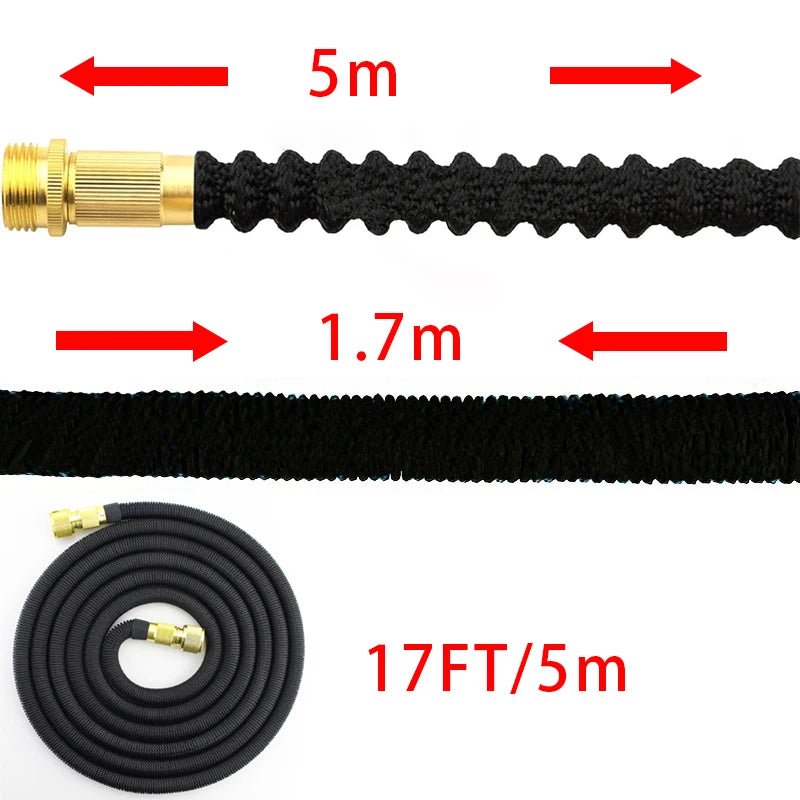 Flexibler Gartenschlauch 30m - Erweiterbar, Leicht & Robust, Ideal für Garten und Auto 8