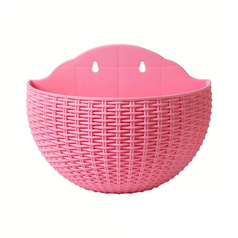 Florava - Wandpflanzgefäß Rattan-Stil mit Intelligentem Wassermanagement, 21x16,5x9,5 cm, 10 Farben 8