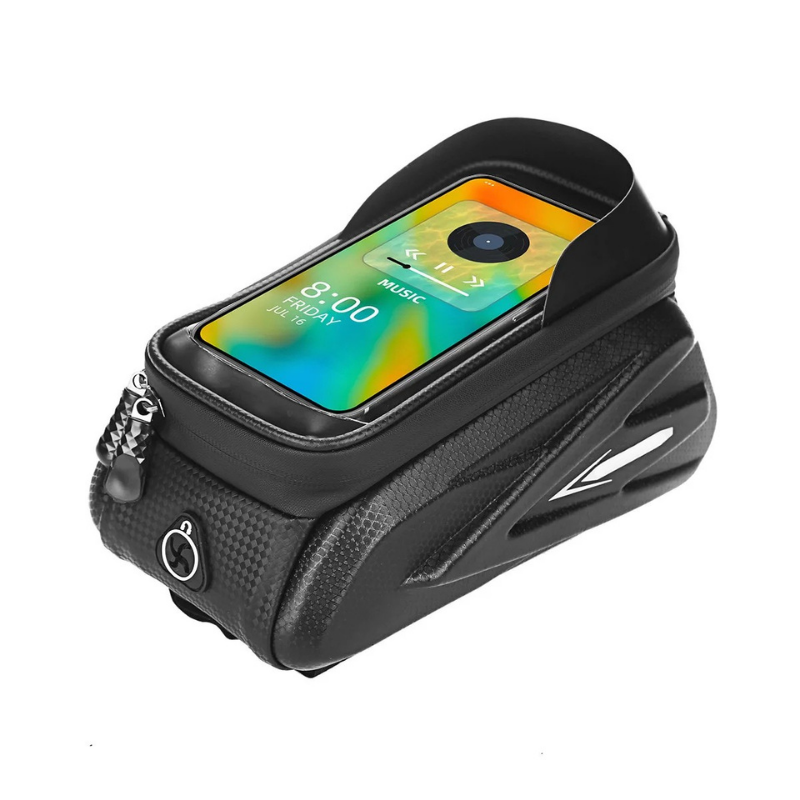 Waterproof Bike Saddle Bag - Waterproof bike saddle bag with touchscreen & mobile phone compartment
