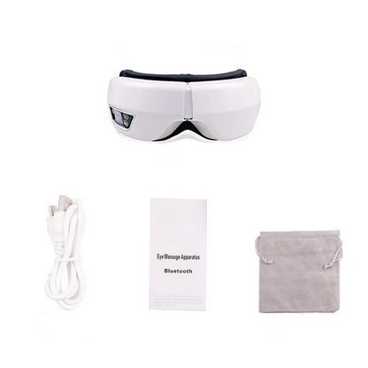Eyeglow Smart 6D masajeador de ojos – masaje de aire, calor y vibración con Bluetooth y función plegable
