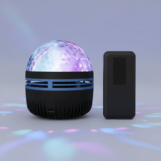 GALAXGLOW – LED-Galaxie-Sternenprojektor mit Wasserwelleneffekt und Fernbedienung 1