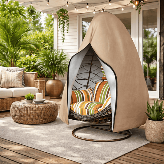 GARDENHIDE – Wasserdichte Schutzhülle für Eierstühle für ganzjährigen Schutz im Freien 0