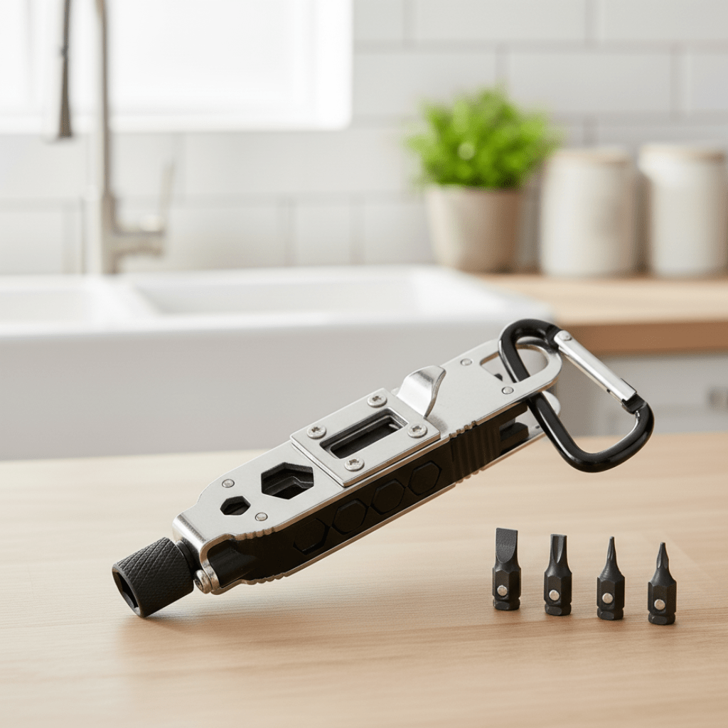 GEARLITE – Taschenschraubendreher mit LED-Taschenlampe und Öffner 0