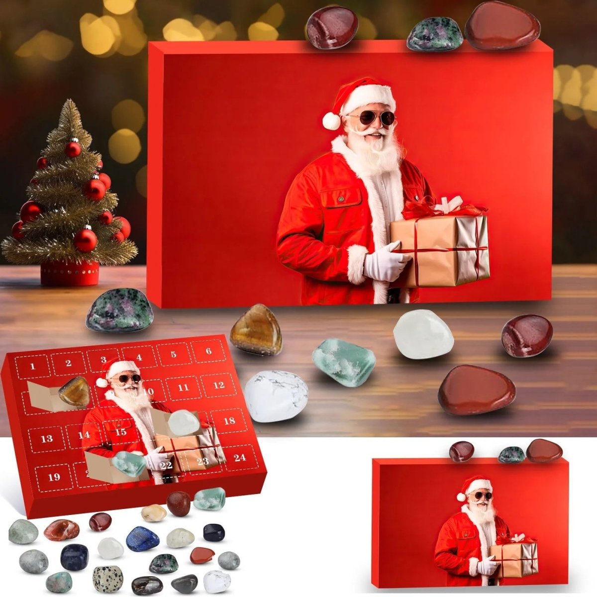 GEMMASANTA – Kristall-Edelstein-Adventskalender mit 24-tägigem Weihnachtscountdown 15