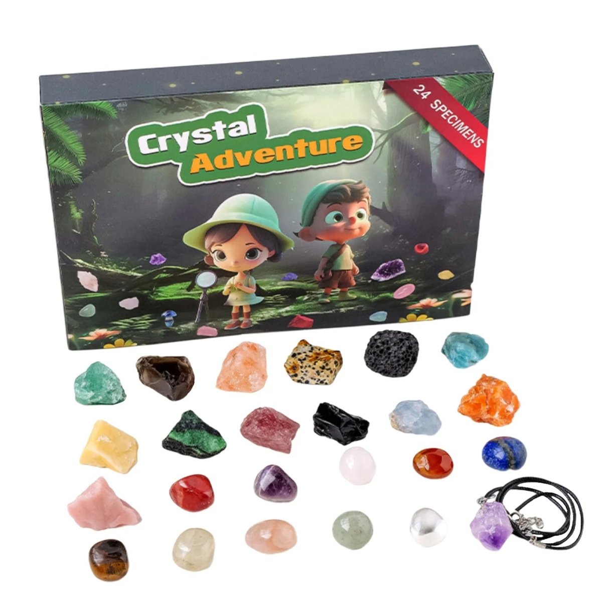 GEMMASANTA – Kristall-Edelstein-Adventskalender mit 24-tägigem Weihnachtscountdown 17