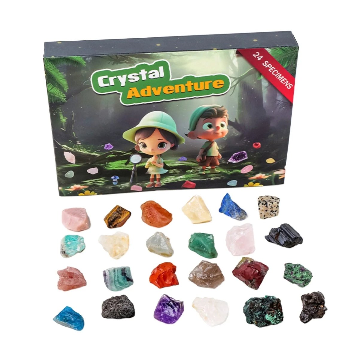 GEMMASANTA – Kristall-Edelstein-Adventskalender mit 24-tägigem Weihnachtscountdown 5