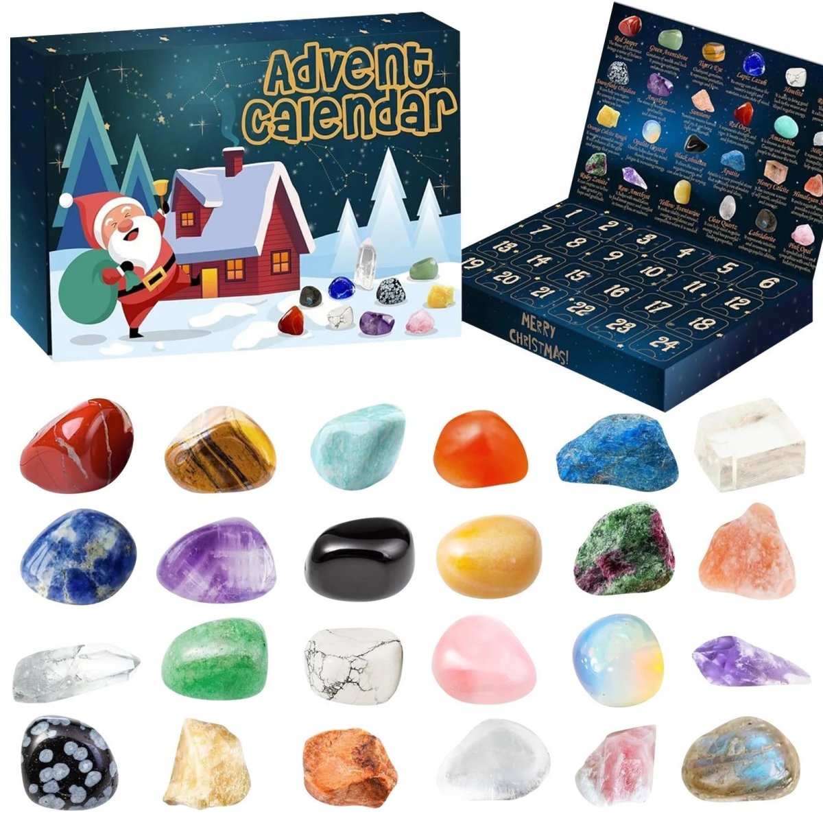 GEMMASANTA – Kristall-Edelstein-Adventskalender mit 24-tägigem Weihnachtscountdown 7