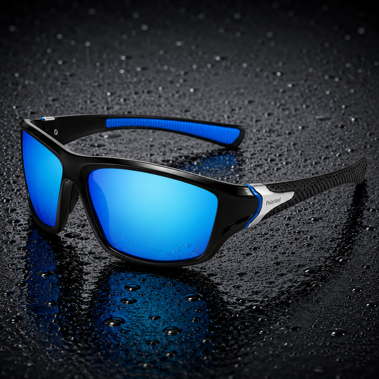 GLAREBLOCK Sportsonnenbrille mit Polarisierung, UV400-Schutz und Gummierten Bügeln 11