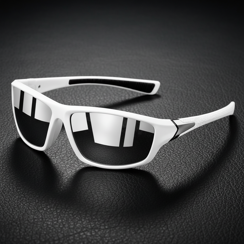 GLAREBLOCK Sportsonnenbrille mit Polarisierung, UV400-Schutz und Gummierten Bügeln 12