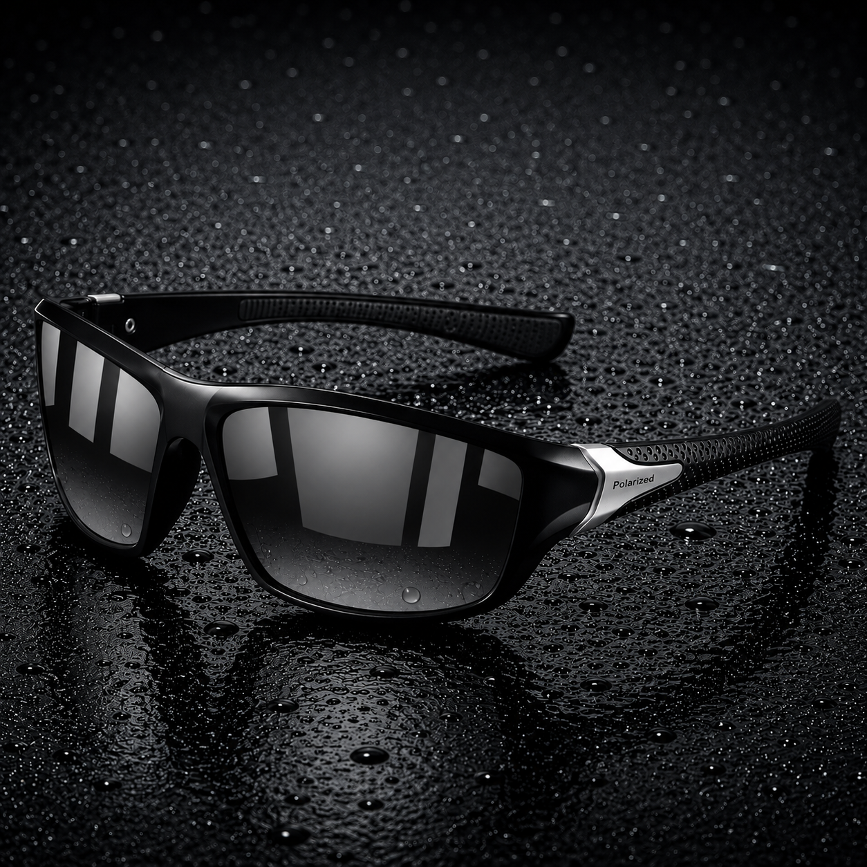 GLAREBLOCK Sportsonnenbrille mit Polarisierung, UV400-Schutz und Gummierten Bügeln 14