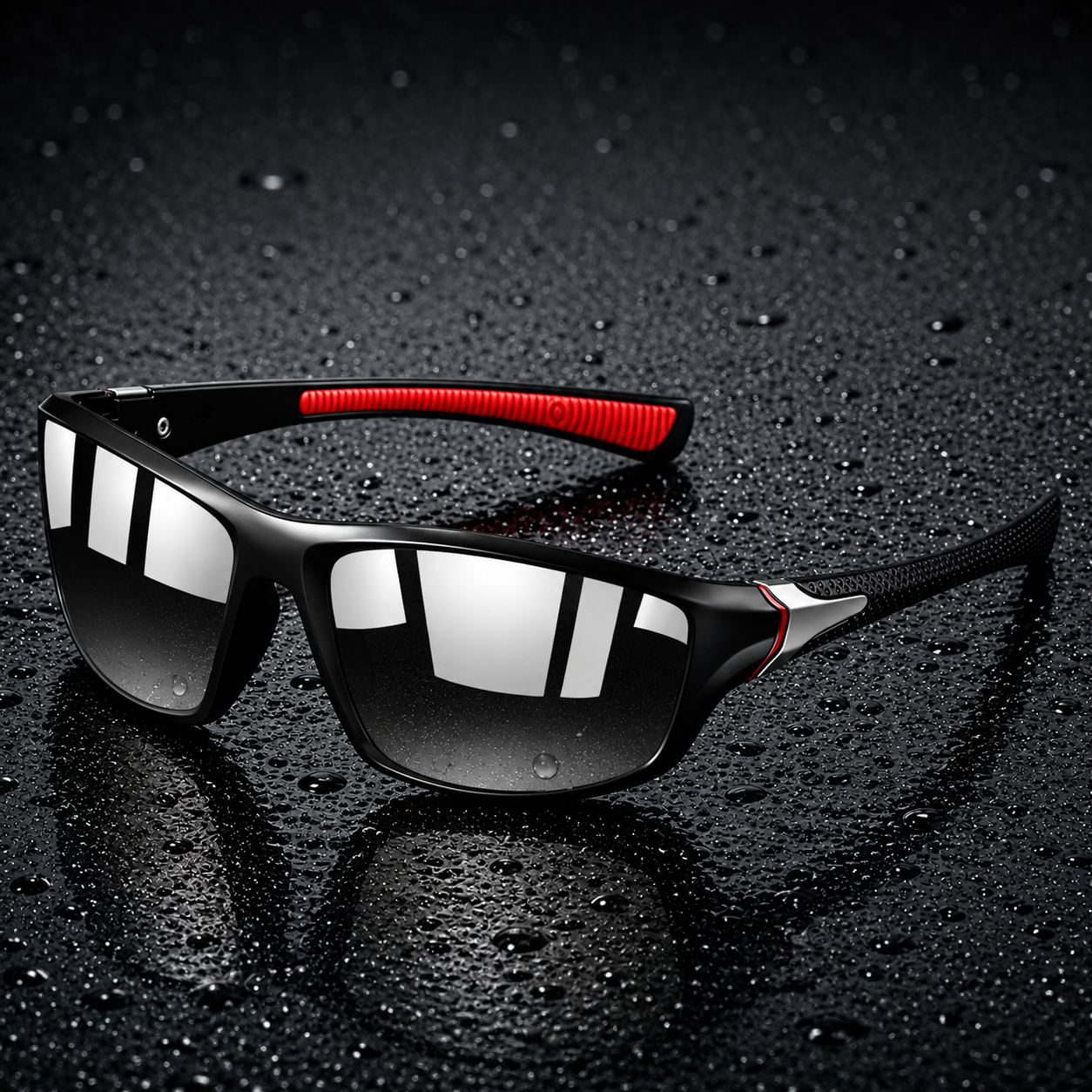 GLAREBLOCK Sportsonnenbrille mit Polarisierung, UV400-Schutz und Gummierten Bügeln 9