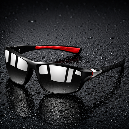 GLAREBLOCK Sportsonnenbrille mit Polarisierung, UV400-Schutz und Gummierten Bügeln 9