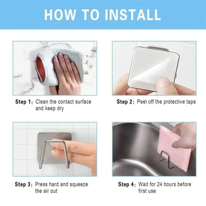 GLIMMER – Küchenorganizer aus Edelstahl für Schwämme 7