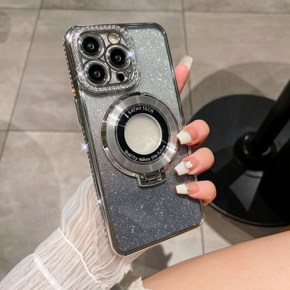 GLITTER DIAMOND – Magnetischer MagSafe Ringhalter für iPhone 4
