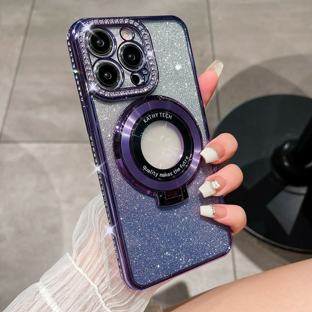 GLITTER DIAMOND – Magnetischer MagSafe Ringhalter für iPhone 5