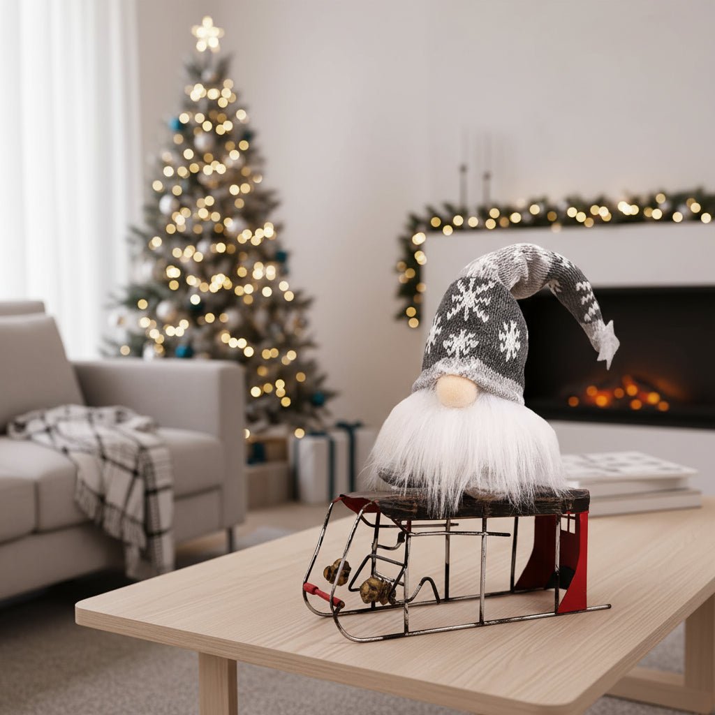 GLOWBELL – Leuchtende Weihnachtspuppe mit warmem, gelbem Schein für festliche Dekoration 2