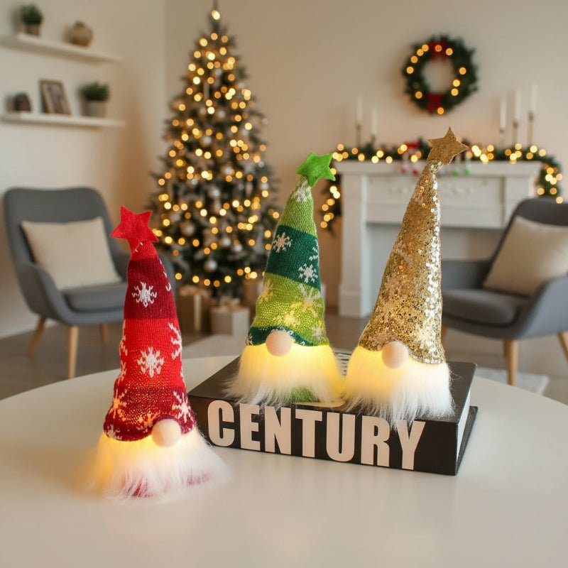 GLOWBELL – Leuchtende Weihnachtspuppe mit warmem, gelbem Schein für festliche Dekoration 6