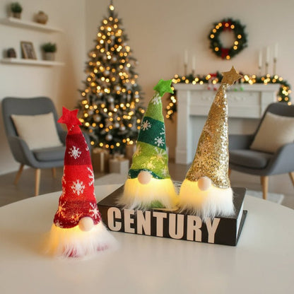 GLOWBELL – Leuchtende Weihnachtspuppe mit warmem, gelbem Schein für festliche Dekoration 6