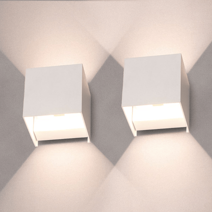 GLOWCUBE – LED-Wandleuchte mit einstellbarer Helligkeit und kabellosem Design 4