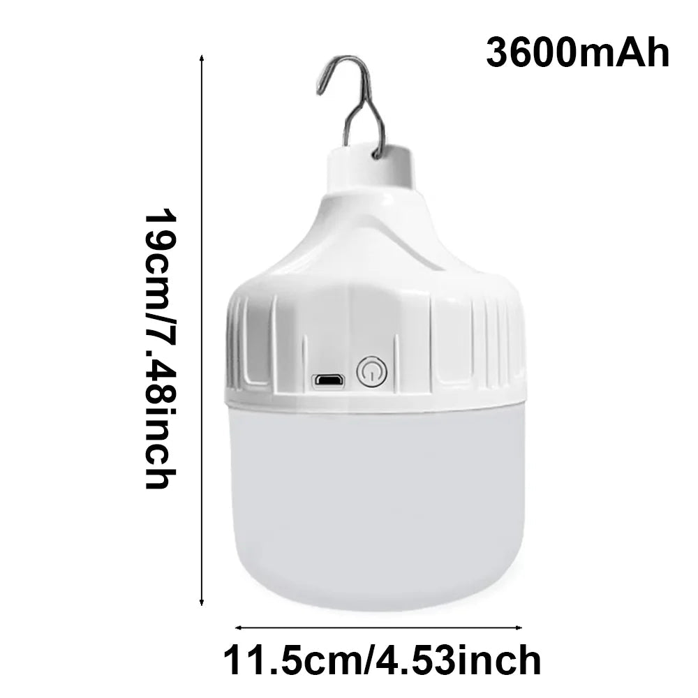 GLOWHUB – Tragbare, per USB aufladbare LED-Campinglampe mit 3 Modi 8