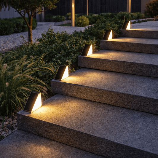 GLOWIX – Solar-Stufenleuchten für Gartenwege und Gärten 0