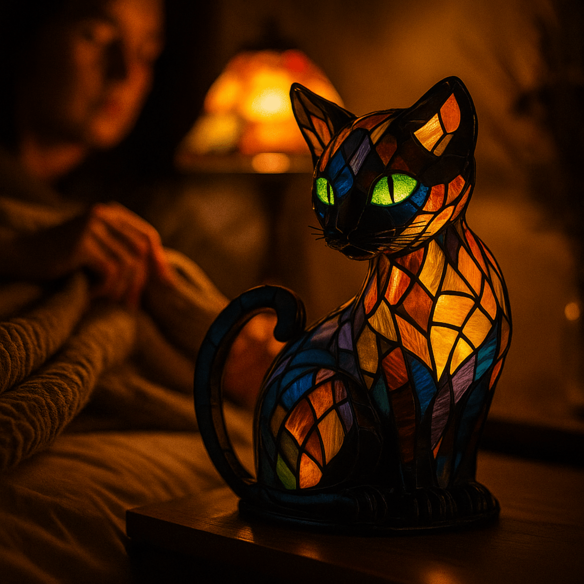 GLOWKITTY – Bezaubernde Katzen-Nachtlampe mit sanfter LED-Umgebungsbeleuchtung 3