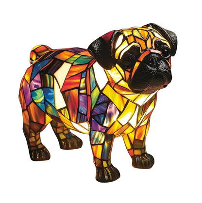 GLOWPAWS – Künstlerische LED-Nachtlampe mit Hunderassenmotiv für die Inneneinrichtung 3