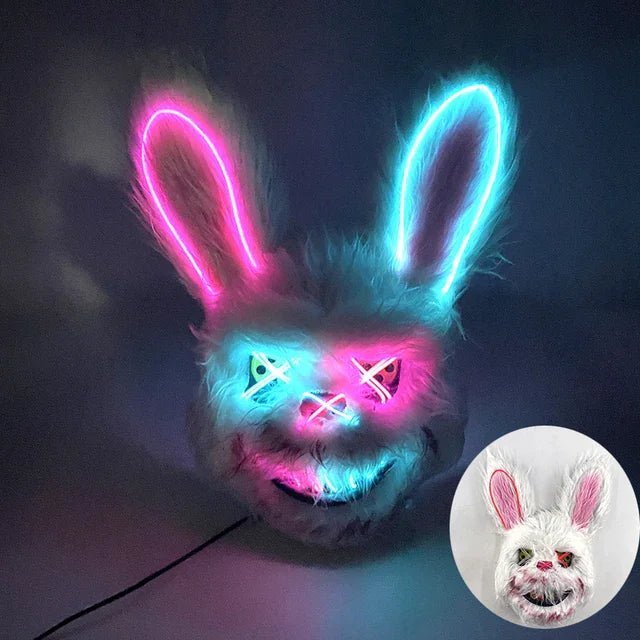 GLOWPURGE – Leuchtende LED-Maske mit Neoneffekten 4