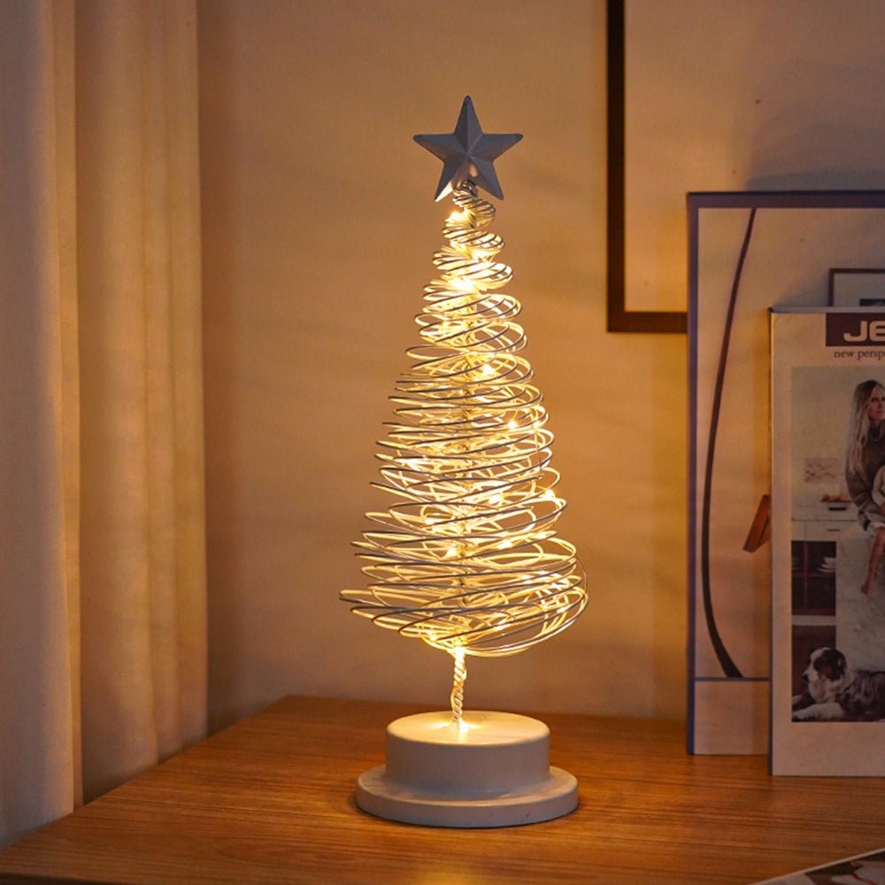 GLOWSPIRAL – LED-Weihnachtsbaum mit Sternspitze zur Weihnachtsdekoration (33 cm) 3