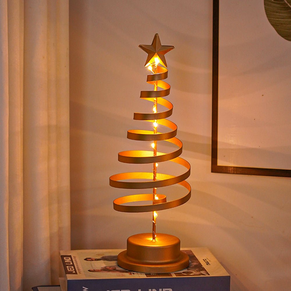 GLOWSPIRAL – LED-Weihnachtsbaum mit Sternspitze zur Weihnachtsdekoration (33 cm) 5